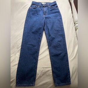 H&M High-Rise dark wash jeans US 4